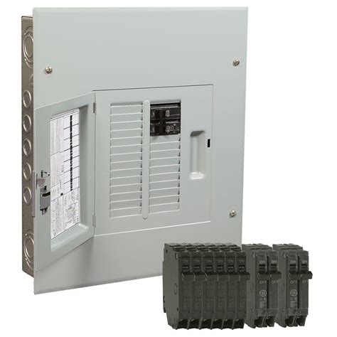 125a power distribution box|ge 125 amp breaker boxes.